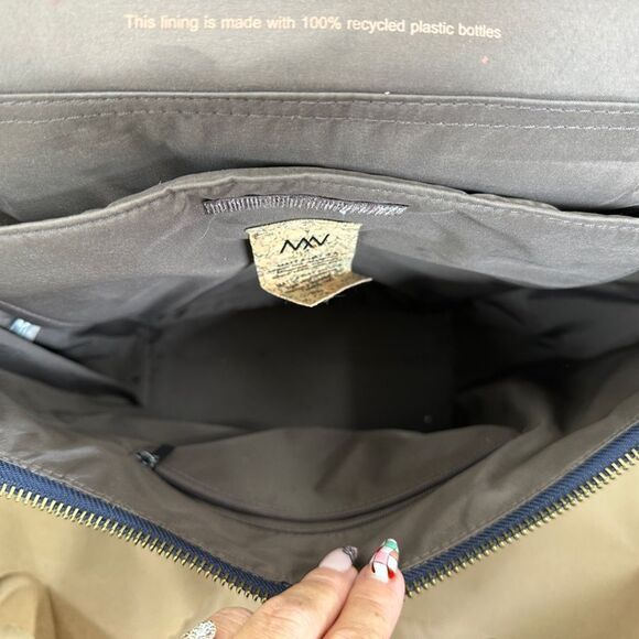 Matt & Nat Vegan Leather Backpack - Navy Blue - Picture 12 of 16